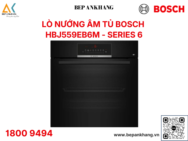 Lò nướng âm tủ Bosch HBJ559EB6M Series 6 - Nhập Khẩu Thổ Nhĩ Kỳ 